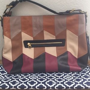 OrYANY Pebble Leather Convertible Hobo Handbag